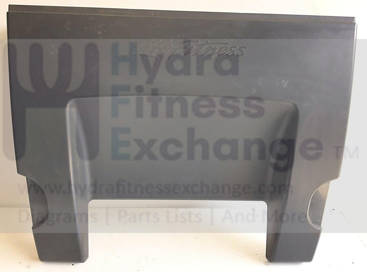 Housse Arrière Console Pour Tapis Roulant Life Fitness TR9500 - Plastique Noir - Occasion Bonne état