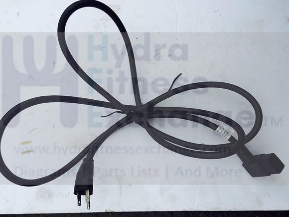 Life Fitness Treadmill OEM Power Supply Line Cord 95T, 95Ti, 95Te 93t 97ti TR-9500 TR-9100-hydrafitnessparts