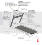 Life Fitness Treadmill Rear Cover End Cap 0K36-01085-0006-hydrafitnessparts