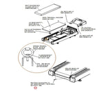 Life Fitness Treadmill Rear Roller Adjusting Hex Bolt 3/8-16X48 0017-00101-1880-hydrafitnessparts