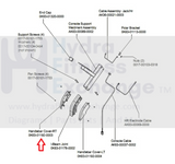 Life Fitness Upright Bike Connector joint Console Support 0K63-01178-0002-hydrafitnessparts