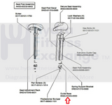 Life Fitness Upright Bike Guide Base Extrusion 0K63-01045-0000-hydrafitnessparts