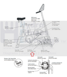 Life Fitness Upright Bike RPM Speed Sensor with Battery Cable OK18-01221-0000-hydrafitnessparts