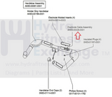 Life Fitness Upright Power Heart Rate Grip Hand Sensor AK63-00014-0004-hydrafitnessparts