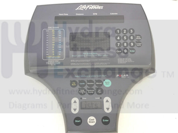 Life Fitness Upright Recumbent Bike Console Display Control Panel 95ri 95ci 95r-hydrafitnessparts