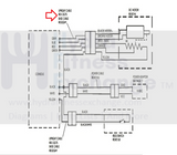 Life Fitness X1 E1-XXXX-0105 Elliptical Upright Console Wire Harness REX2G7S-hydrafitnessparts