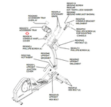 Life Fitness X1 Elliptical Console Shroud Mast Cover MFR-8512901 REX2S1K-hydrafitnessparts