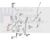 Life Fitness X1 - X1-XX00-0103 Elliptical Handle Bar End Cap REX2BKF-hydrafitnessparts