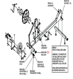 Life Fitness X1 X5 X7 X8 Elliptical Rear Base End Cap REX2LRB-hydrafitnessparts