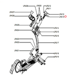 Life Fitness X1-XX00 X1-XX14 Elliptical Console Weldment Bracket REX2TCE-hydrafitnessparts