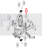 Life Fitness X3 - X3i Elliptical Right Upper Clevis Top Cover 6914701-hydrafitnessparts