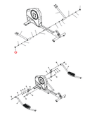 Life Fitness X3i X3 X5 X5i Elliptical Internal Round End Cap 6937801-hydrafitnessparts