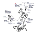 Life Fitness X5 X7 X8 Elliptical Console Top Support Cover MFR-8231001 REX2LEJ-hydrafitnessparts