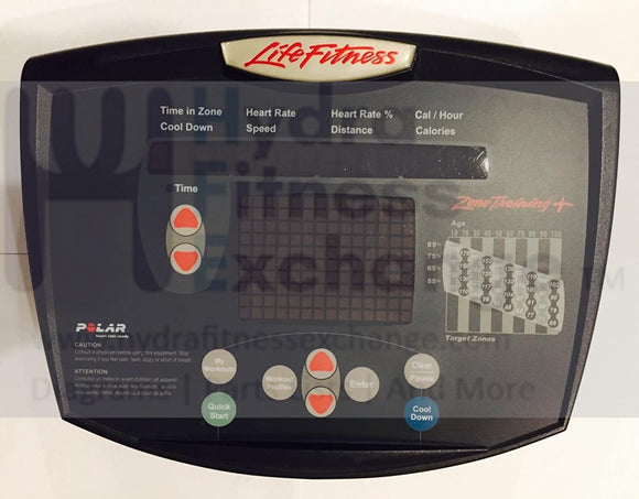 Life Fitness X5i x3i X5 Elliptical Upper Display Console Panel XCI-000-0101 10 PIN CONNECTOR-hydrafitnessparts