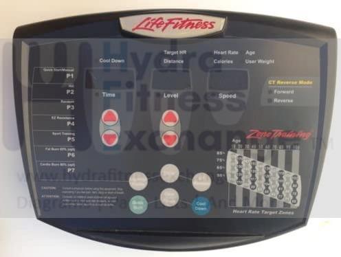 Life Fitness X5i x3i X5 Elliptical Upper Display Console Panel XCS-000-0102 7 Pin Version-hydrafitnessparts
