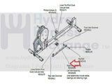 Life Fitness X7 X7-XX00-0103 X7-XX0X-0103 Elliptical Left Idler Assembly 8770201-hydrafitnessparts