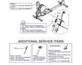Life Fitness X8-XX00-0103 Elliptical Right Coupler Service Assembly 120V 8769701-hydrafitnessparts