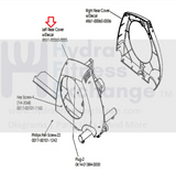 Life Fitness X9iw X9iCross Elliptical Left Rear Cover With Decal AK61-00060-0005-hydrafitnessparts