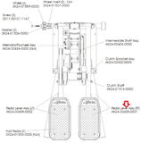 Life LS-5500C LS-5500HR Stepper Step Right Pedal Lever Assembly AK24-00405-0001-hydrafitnessparts