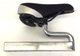 Life Span S2 S1 Stationary Bike Seat W/Chrome Adjustment Tube 2121B1A11000101-hydrafitnessparts