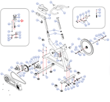Life Span S2 SB100 S1 Stationary Bike Adjustment Resistance Knob 81B1A1100070B06-hydrafitnessparts