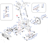 Life Span S2 Sport S2SB00 S1 Stationary Bike Adjustment Knob 211509500221101-hydrafitnessparts