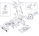 Life Span S2 Sport Series-S2SB00 S1 Stationary Bike Right Crank 211217004001000-hydrafitnessparts