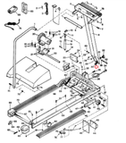 Life Styler 5.0 MPH Treadmill Upright Wire Harness 106816-hydrafitnessparts