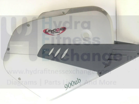 LifeCore 900UB LC-900ub Upright Bike Right Side Cover-hydrafitnessparts