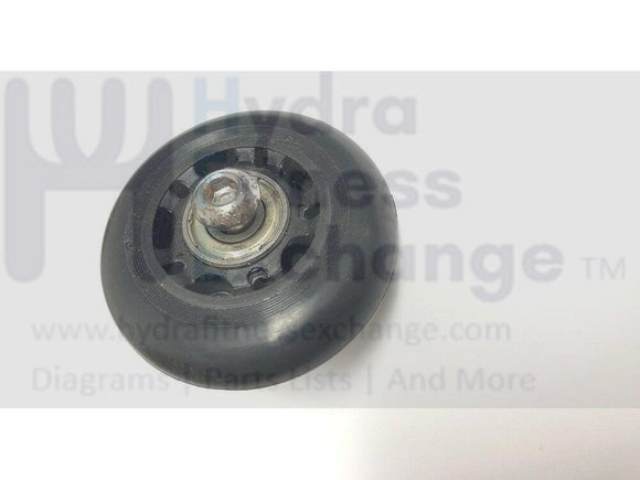 LifeCore 950 UBS Upright Bike Front Transport Wheel Roller-hydrafitnessparts