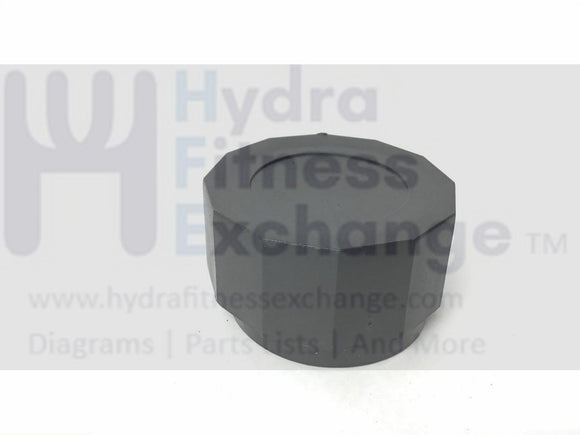 LifeCore Fitness LC-1050RBS Recumbent Bike Leveling End Cap Rear-hydrafitnessparts