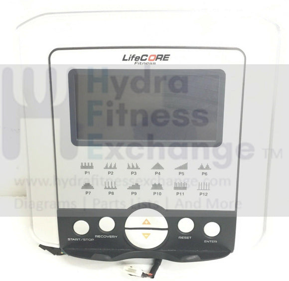 LifeCore Fitness LC-850RB Recumbent Bike Display Console Assembly 20091007-108-hydrafitnessparts