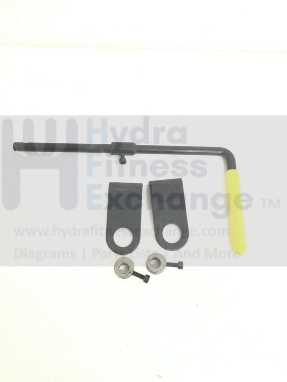 LifeCore Fitness LC-850RB Recumbent Bike Seat Adjustment Lever/Bar with Hardware-hydrafitnessparts