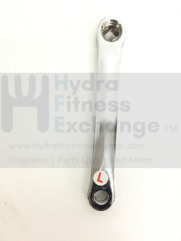 LifeCore LC-950UBs Stationary Upright Bike Left Pedal Crank Arm-hydrafitnessparts