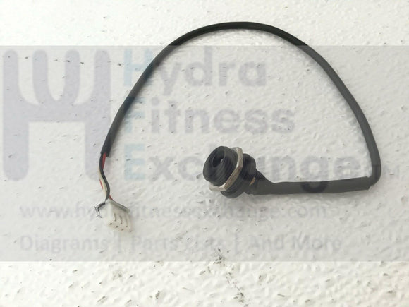 LifeCore LC2000 Elliptical Crosstrainer Power Entry Wire Harness Male Connector-hydrafitnessparts