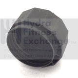 LifeCore lc950ubs Upright Bike End Cap Level Foot Rear-hydrafitnessparts