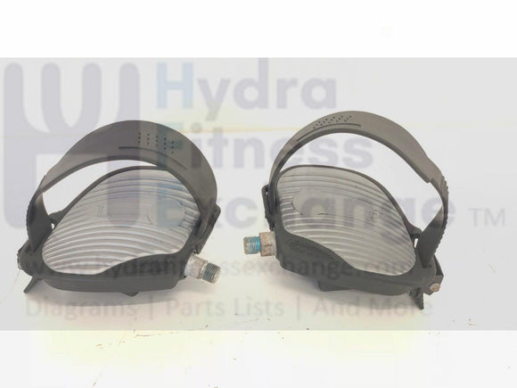 LifeCore lc950ubs Upright Bike Pedal Pair Set 9/16