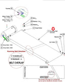 LifeSpan Star Trac Treadmill OEM Walking Running Belt Treadbelt 130-1630-hydrafitnessparts