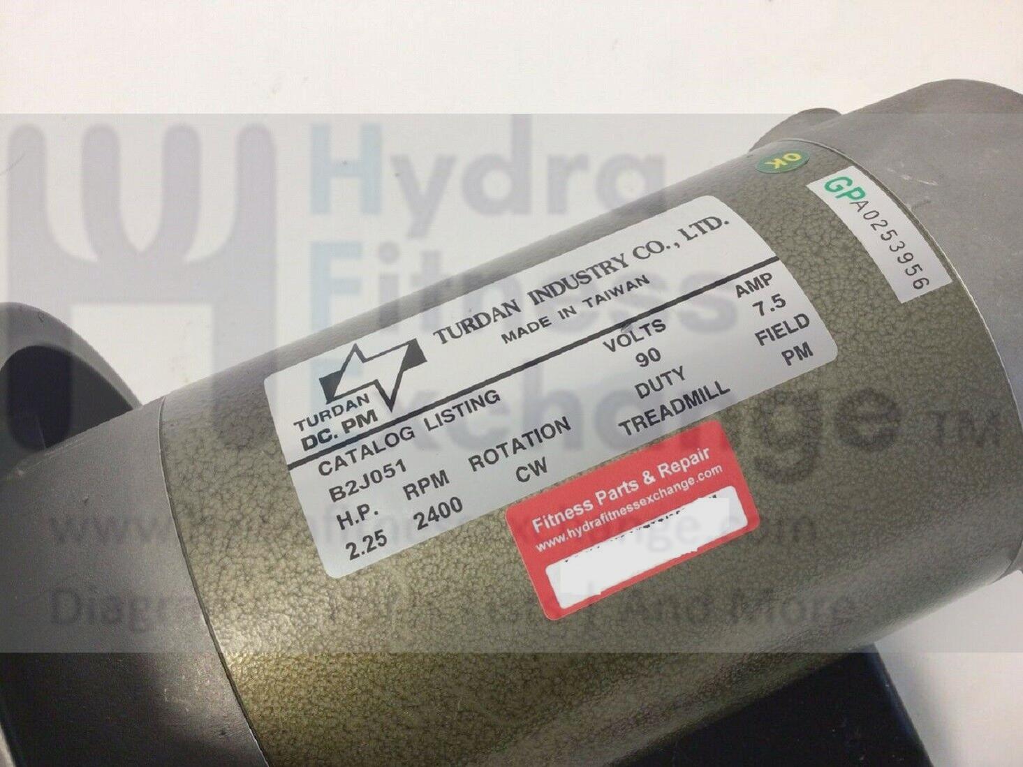 TR-１２００ LifeSpan TR1200-DT3 Treadmill DC Drive Motor with Flywheel