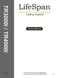 LifeSpan TR4000i - ADxC Treadmill Owner Manual 6000000966-hydrafitnessparts