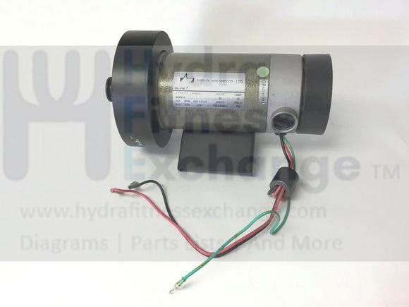 LifeSpan Treadmill DC Drive Motor TR1200i with Flywheel A0145787 B2k051-hydrafitnessparts