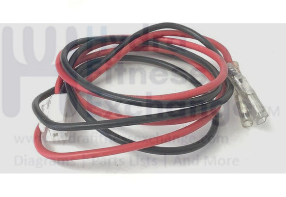 Lifecore 1050UBS Upright Bike Board Battery Cable Wire Harness-hydrafitnessparts