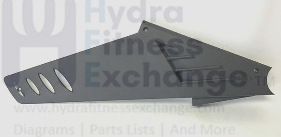 Lifecore 1050UBS Upright Bike Left Crank Arm Cover-hydrafitnessparts