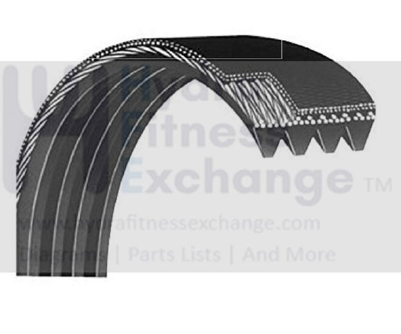 Lifecore 1050UBS Upright Bike Pulley Drive Belt 27