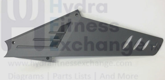 Lifecore 1050UBS Upright Bike Right Crank Arm Cover-hydrafitnessparts