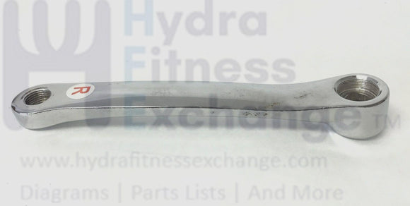 Lifecore 1050UBS Upright Bike Right Pedal Crank Arm-hydrafitnessparts