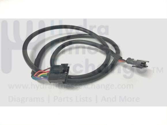 Lifecore 1050UBS Upright Bike Seat Lower Main Wire Harness-hydrafitnessparts