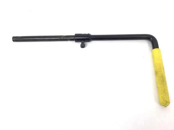 Lifecore 850RBS Recumbent Bike Seat Locking Lever with Yellow Handle-hydrafitnessparts