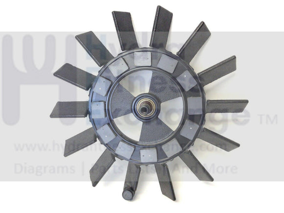 Lifecore Fitness R100APM Rower Rowing Machine Flywheel Fan With Magnet 140-hydrafitnessparts