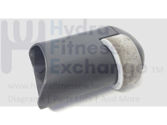 Lifecore Fitness R100APM Rower Rowing Machine Left Front Wheel Cap 113-hydrafitnessparts